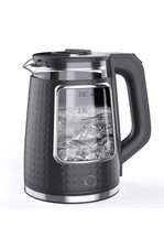 Electric Tea Kettle for Boiling Water, Food Grade Stainless Steel Base, 2.0L