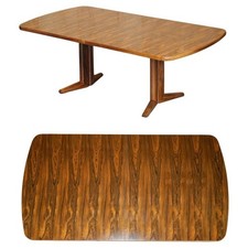 FINE MID CENTURY MODERN 1970's GORDON RUSSELL ROSEWOOD EXTENDING DINING TABLE