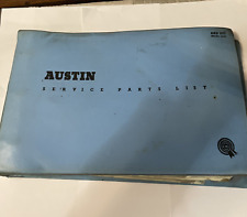 AUSTIN SERVICE PARTS LIST AKD157 HEALEY SPRITE MK2 USED