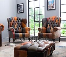 2 x Lorton Patchwork Leather