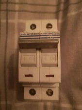 DORMAN SMITH 100AMP MAIN SWITCH LOADLIMITER DOUBLE POLE BS5419  2P