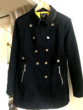 PHILOSOPHY BLUES JACKET COAT ORIGINAL NAVY BLUE  SIZE 12 DOUBLE BREASTED