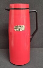 Vintage Thermos Jug Flask 1 Litre Red Camping Picnic Days Out