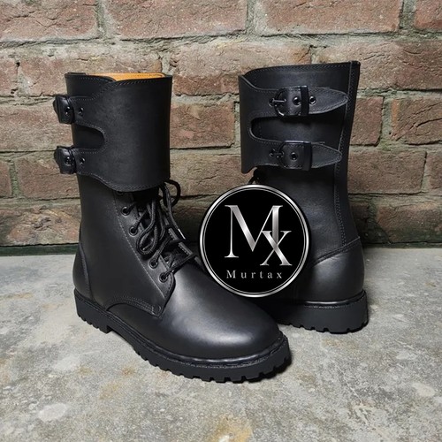 French military buckle boots - military,