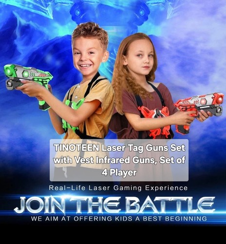 Tinoteen laser tag guns set - guns,