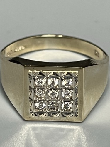 9ct gold gents - 9ct,