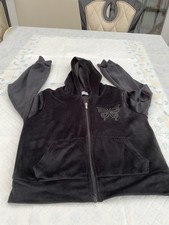 Girls Velvet Butterfly Sequin Jacket Age 9 To 10 Yr