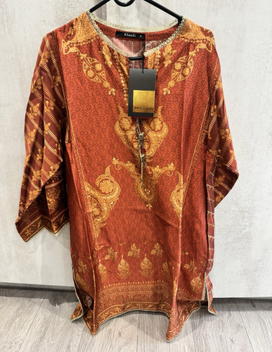 Khaadi women brown printed - women’s,