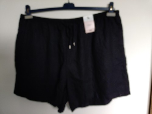Ladies black linen blend - ladies,