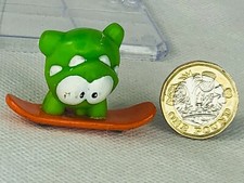 Action Figure Om Nom from the mobile game Cut the Rope on Skateboard Mini