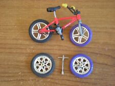 Vintage MBUK Red Finger Bike with Spare Wheels & Tool