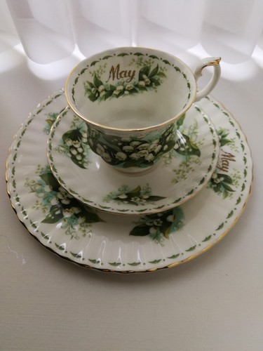 Vtg royal albert may tea - albert, cup