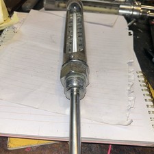 Vintage Chrome Thermometer