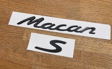 Porsche Macan S Badges Set