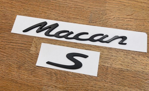 Porsche macan badges - porsche,