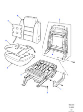 Land rover pad - heated, seat