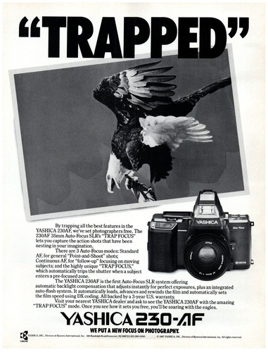Print 1988 yashica trapped - ad,,