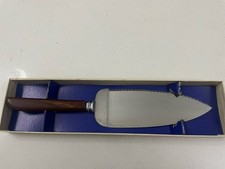 Vintage Cake Slice server Teak