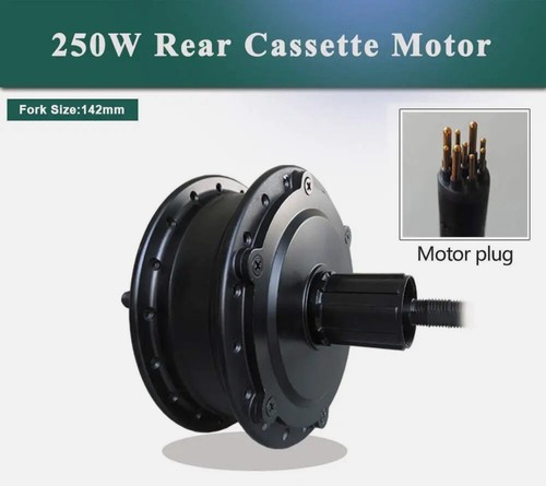 Rear brushless hub motor with - rear,