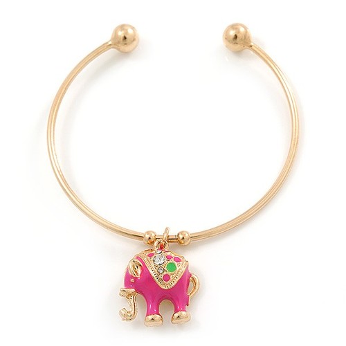 Gold tone slip cuff - slip-on,