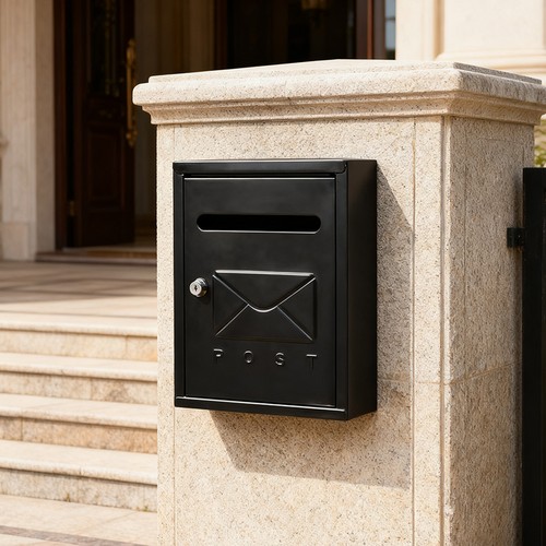 Wall mounted lockable mail - mounted,