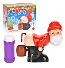 Funny Christmas Bubble Blowing