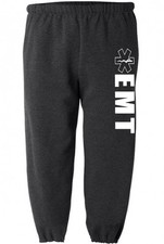 Dark Gray EMT sweatpants for men rescue ems men's sweatpants EMT gift
