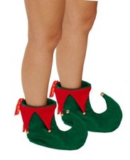 ADULT ELF BOOTS PIXIE JESTER