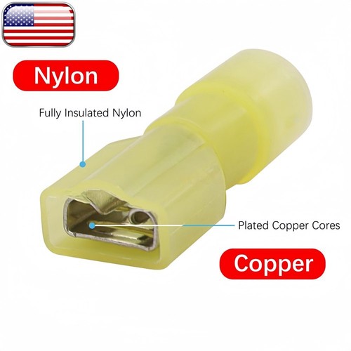 50pcs yellow nylon spade - nylon,