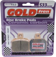 Goldfren S33 Brake Pads Rear For Ducati 848 (Radial 2 pad caliper) 2008-2010