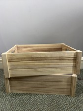 Wooden Crate Hamper/Storage