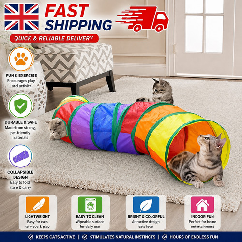 Cat tunnel tube foldable - cat,