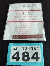 L.F.C `OO GAUGE` LOCOMOTIVE