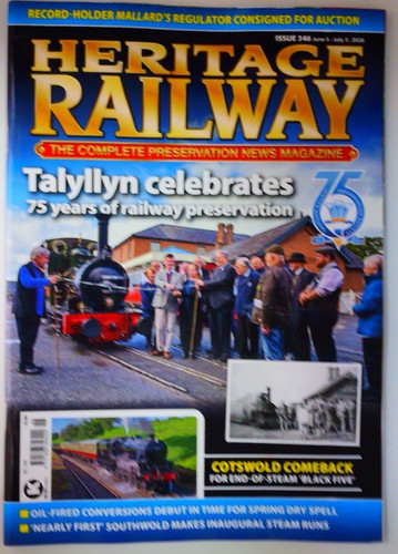 Heritage railway magazine 346 - railway, #346