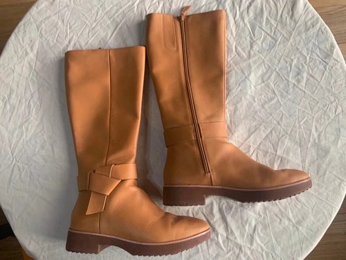 Fitflop tan leather - leather, knee