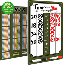Dry Erase Dart Scoreboard for