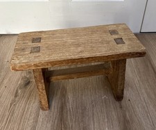 Small Vintage Rustic Stool