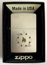 ZIPPO LIGHTER - 2014 RING OF FIRE Silver Satin Finish BOXED