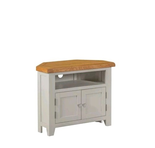 Lucas solid oak grey painted - oak,