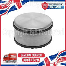 ROUND METAL HEAVY WEIGHT WEIGHTED DUTY DOOR STOP STOPPER RUBBER FLOOR PROTECTOR