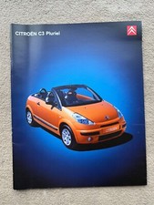 2003 Citroen C3 Pluriel Car Brochure (UK)