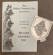 The Belgian Shepherd Dog - by The Belgian Shepherd Dog Association & Old Sticker