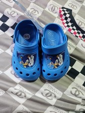 Blue Sonic the Hedgehog Slippers