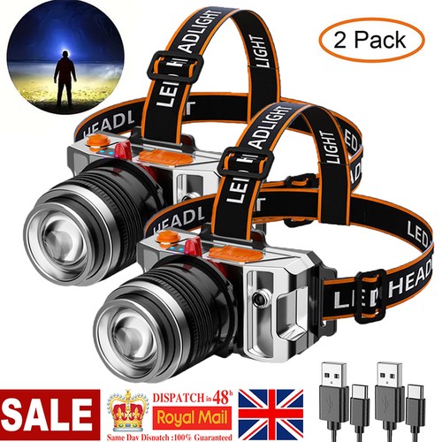 Head torch rechargeable led - head,