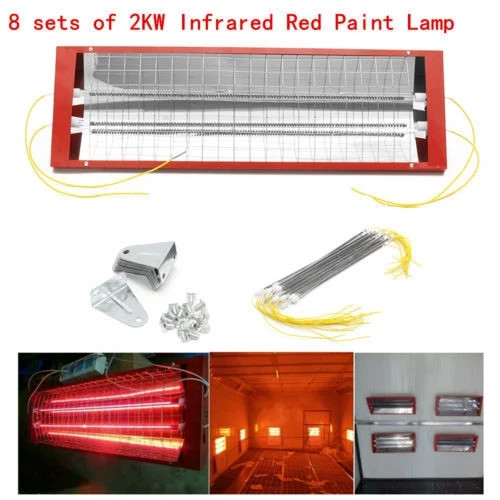 2kw infrared paint curing - 8x,