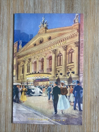 London palladium programme - programme, red