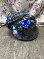 Nitro Racing N250 VX Motorbike Helmet XS Graffiti Finish - Blue & Black 