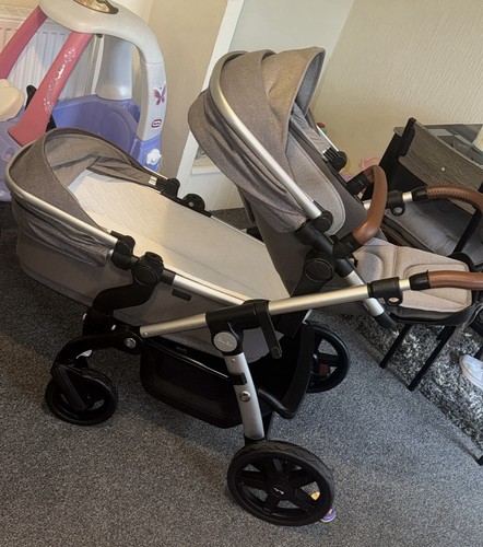Silver cross wave double pram - cross,