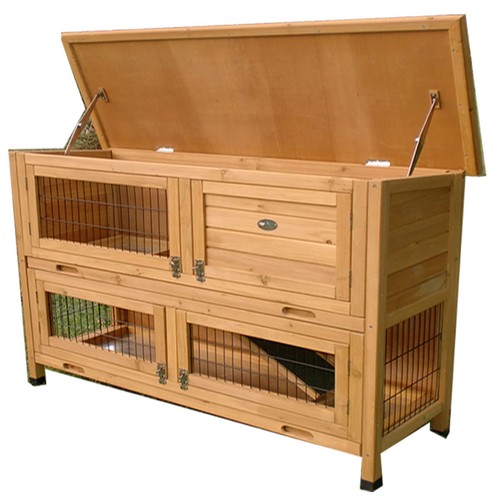 4ft rabbit hutch guinea pig - rabbit,
