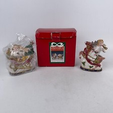 Fitz and Floyd Sleigh w/ Toys